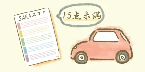 SARAスコア15点未満なら安全な運転が継続できる方が多い