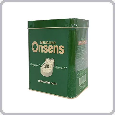 Medicated OnSENSE bath additive for relaxing inner muscle tension