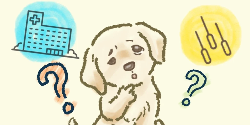 鍼灸治療を始めるタイミングに悩む様子